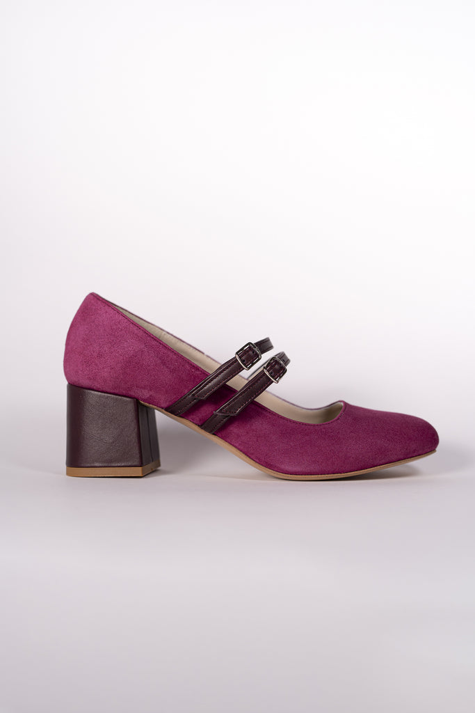 Julie - Amarena/Melanzana (2 opzioni tacco)