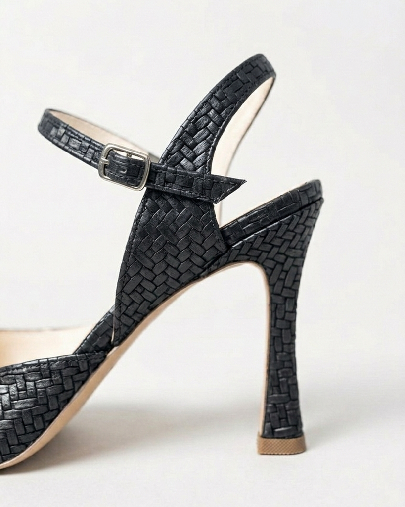 Sablier Sandal Nero- Sanremo LTD