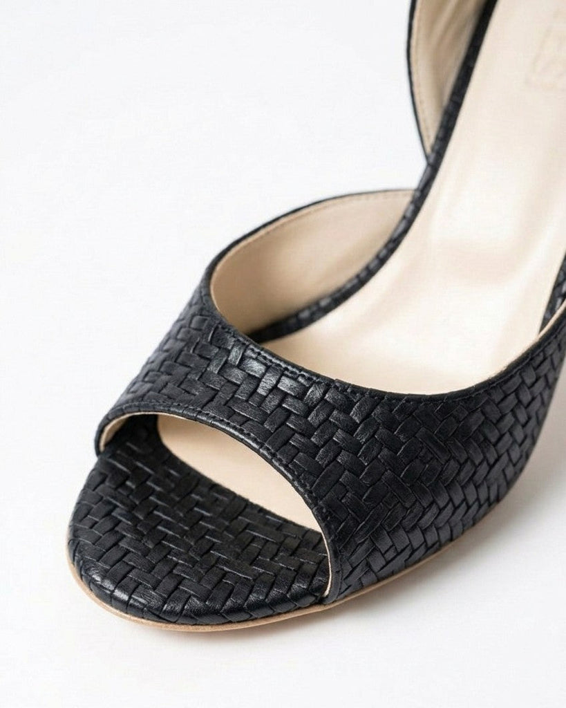 Sablier Sandal Nero- Sanremo LTD