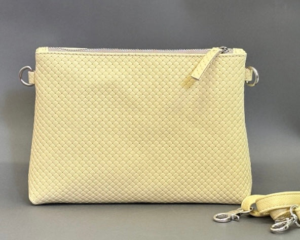 Pochette - Treccia giallo burro