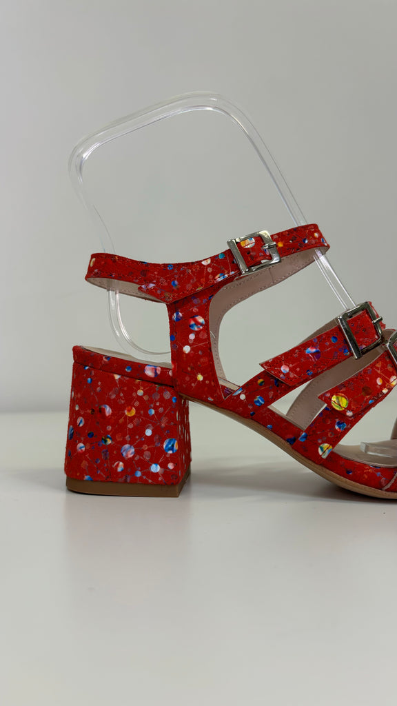 8 FIBBIE - LMT ED ROSSO STAMPA COLORI