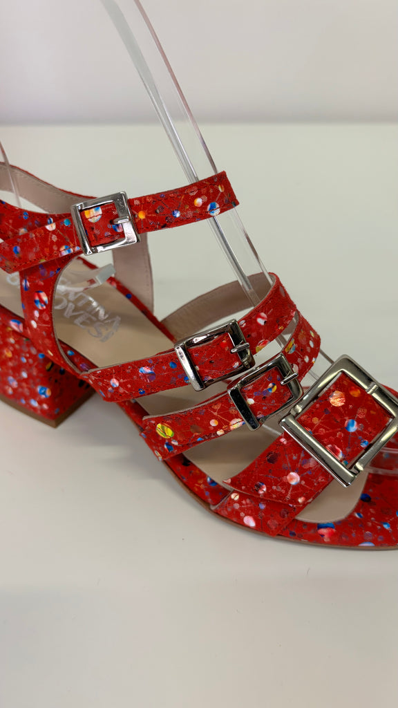 8 FIBBIE - LMT ED ROSSO STAMPA COLORI