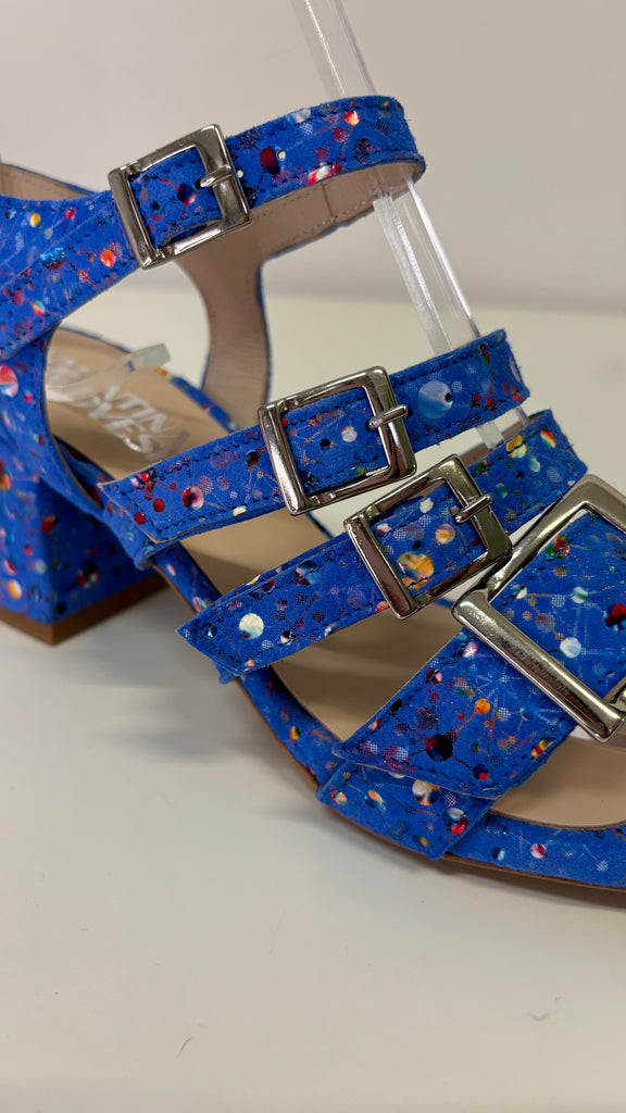 8 FIBBIE - LMT ED BLU STAMPA COLORI