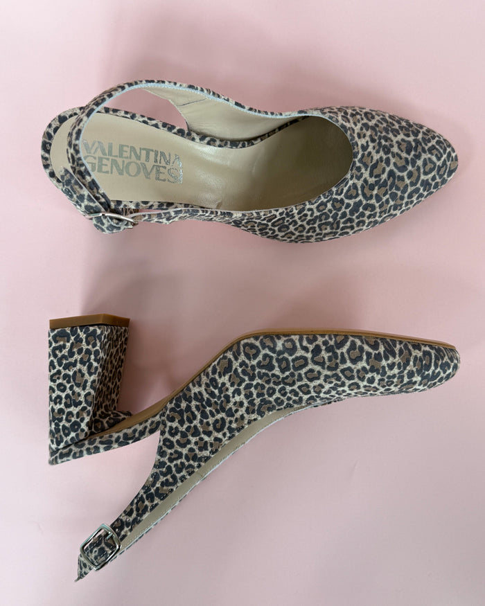Slingback - Maculato baby scamosciato