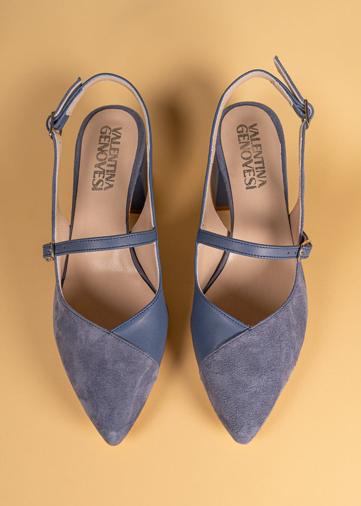 Ellen K. - Slingback Blu Jeans
