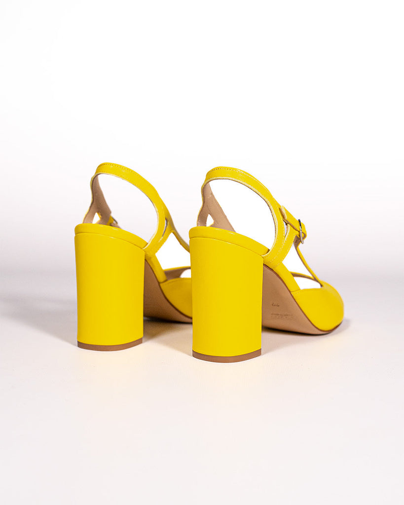 DOUBLE WAY GIALLO - tacco 9 cm