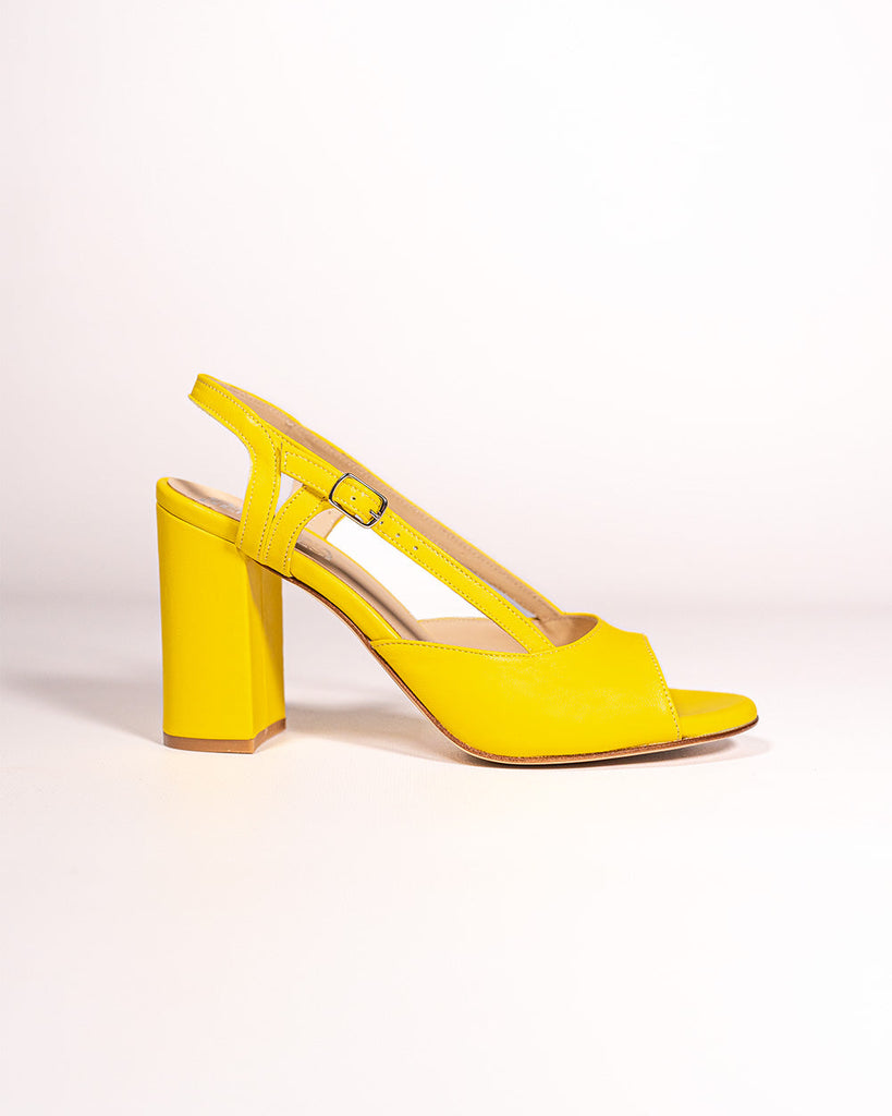 DOUBLE WAY GIALLO - tacco 9 cm