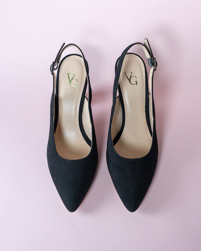 Slingback Houra - Nero