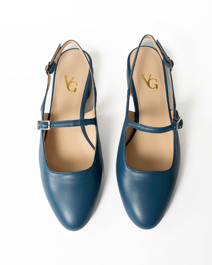 Slingback Allure - Blu