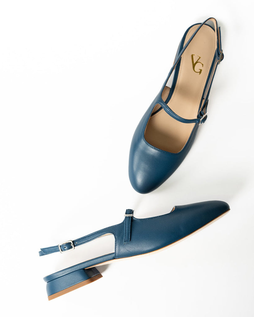 Slingback Allure - Blu