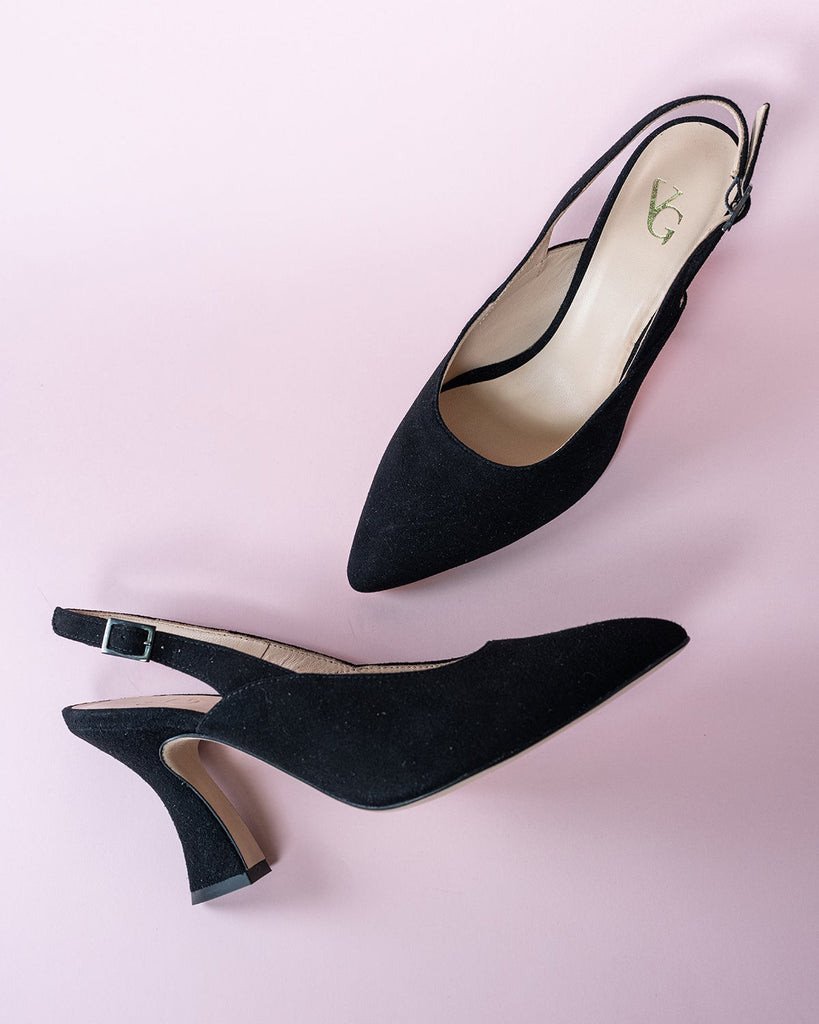 Slingback Houra - Nero