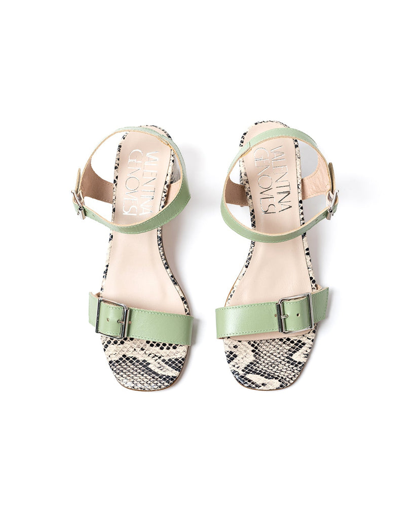 Buckle Sandal - Verde Salvia