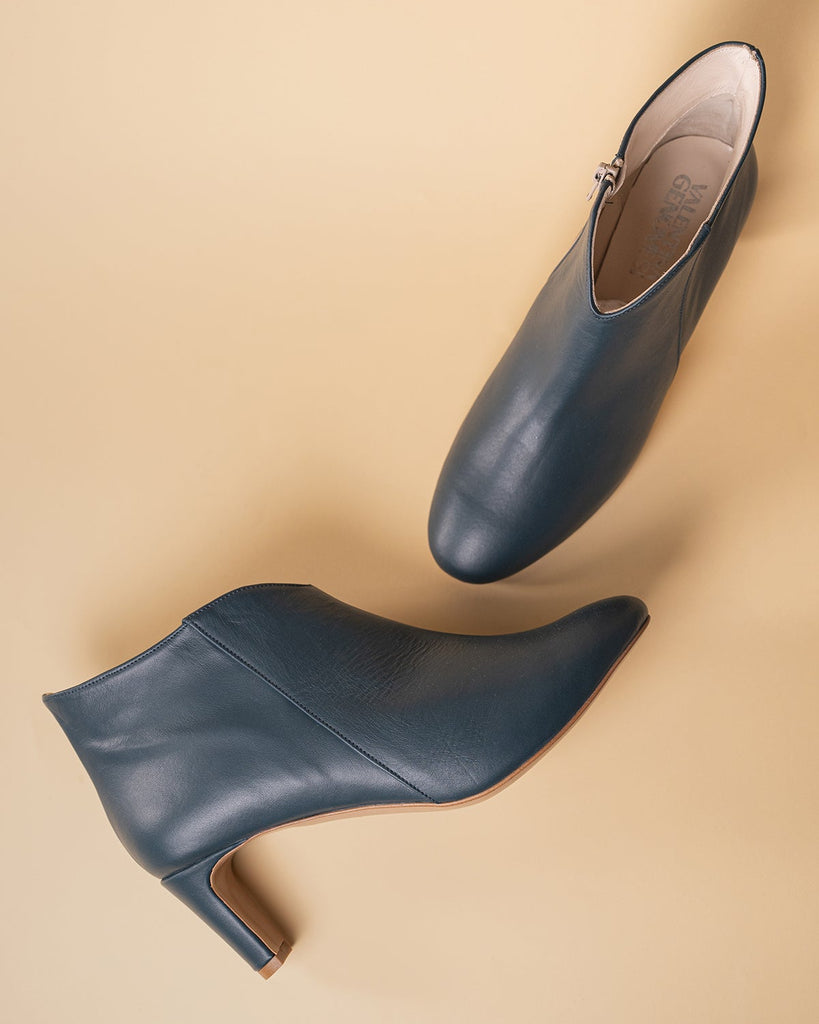 New Mina Booties - Blu Petrolio