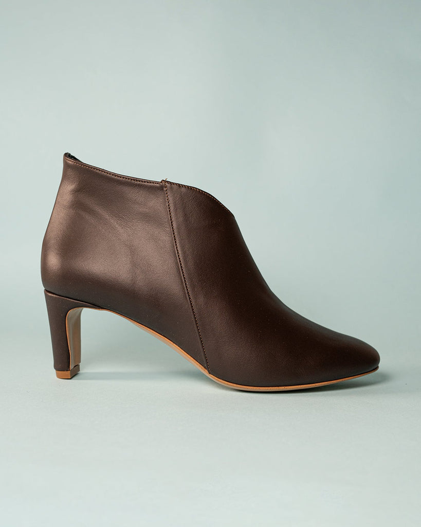 New Mina Booties - Cioccolato Fondente