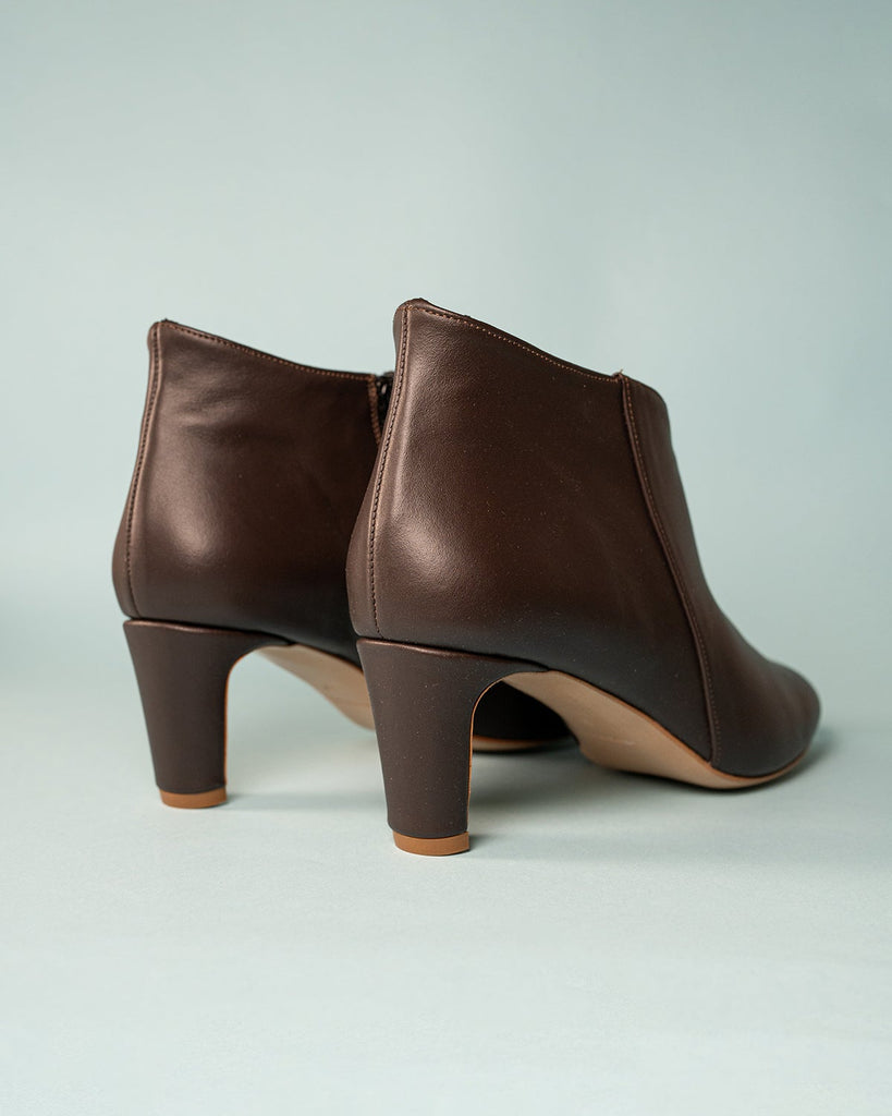 New Mina Booties - Cioccolato Fondente