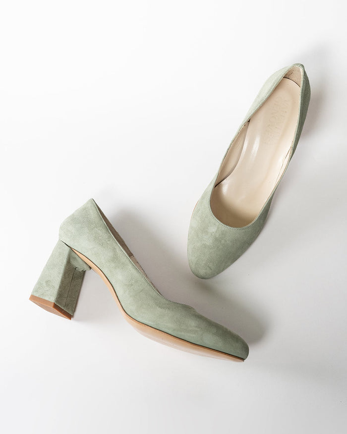 Décolleté Almond - Verde Salvia