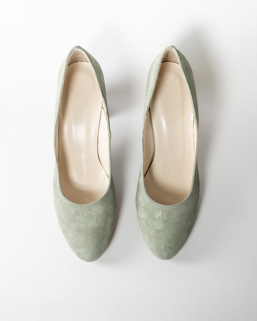 Décolleté Almond - Verde Salvia