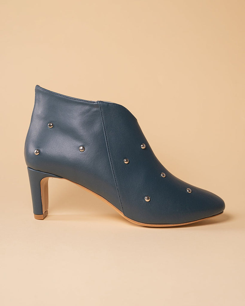 Mina Studs - Blu Petrolio