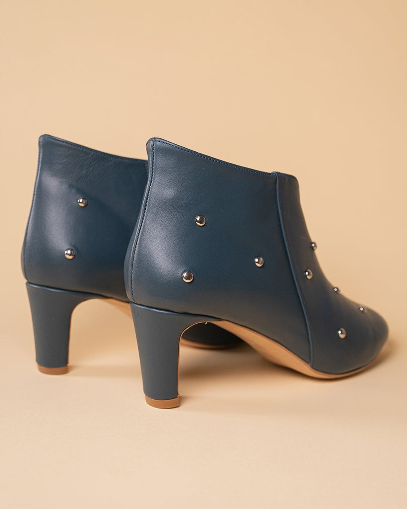Mina Studs - Blu Petrolio