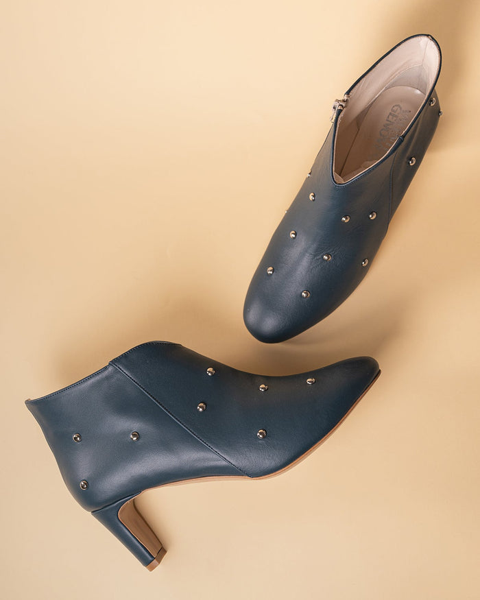 Mina Studs - Blu Petrolio