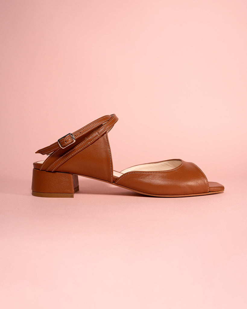 Statement Flat - cuoio