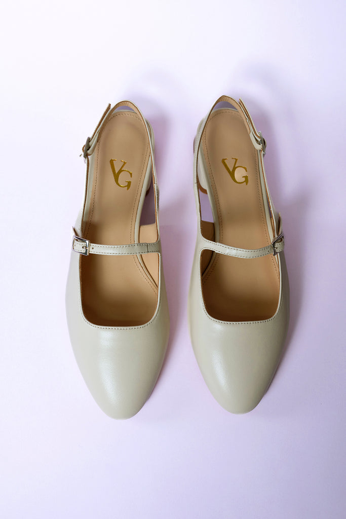 Slingback Allure - Crema
